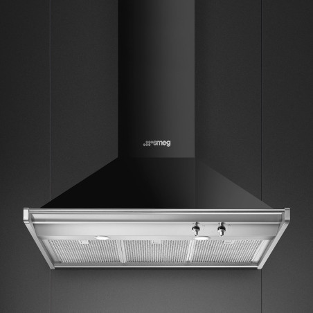 CAMPANA SMEG KD90HNE 90CMS.NEGRA
