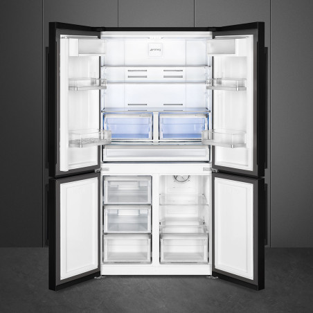 FRIGO SMEG FQ60NDE 4P.182X91 NEGRO