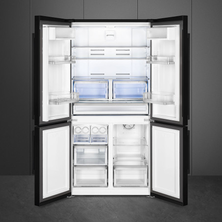 FRIGO SMEG FQ60NDF 4P.182CMS.NEGRO