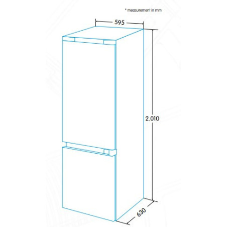 COMBI EDESA EFC-2032 NF WH 2MTS.BLANCO