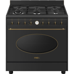 COCINA SMEG CO96GMA9 GAS 90X60 ANTRACITA