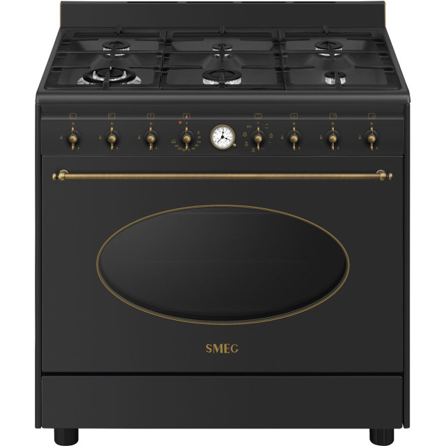 COCINA SMEG CO96GMA9 GAS 90X60 ANTRACITA