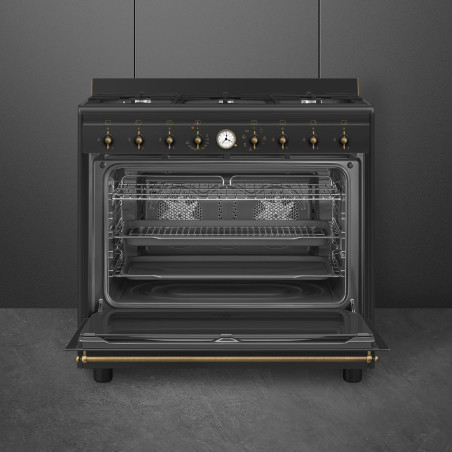 COCINA SMEG CO96GMA9 GAS 90X60 ANTRACITA