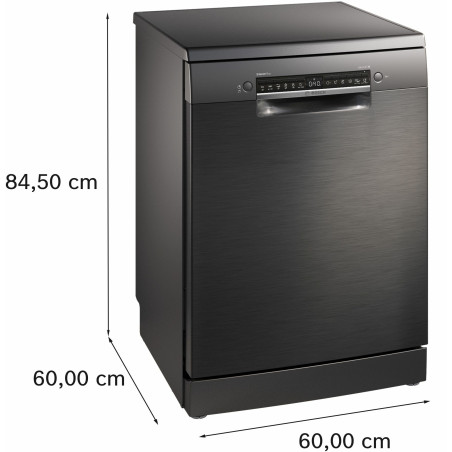 LAVAVAJILLAS BOSCH SMS4EMC06E BLACK INOX