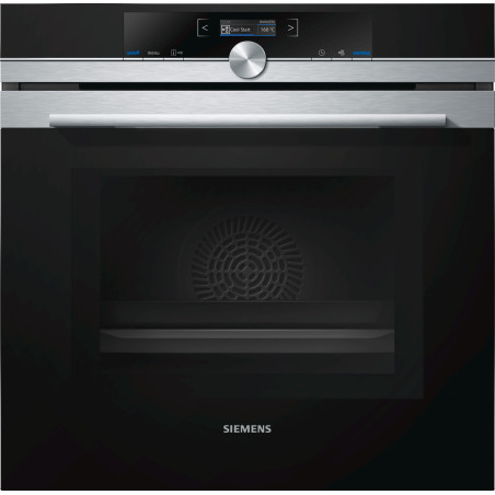 HORNO MICRO SIEMENS HM633GBS1 CRISTAL NEGRO