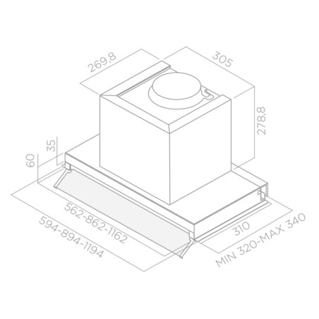 GR. FILTRANTE ELICA BOX IN PLUS IXGL A 90