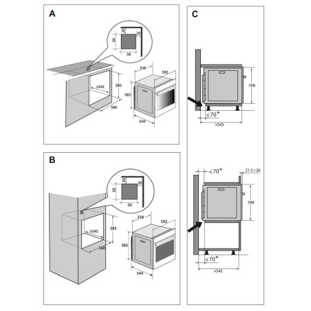 HORNO DE DIETRICH DOS7585X VAPOR