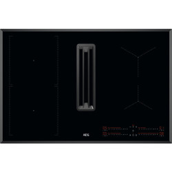 AEG CCE84543FB hobs Negro Integrado 78 cm Con placa de inducción 4 zona(s) Campana integrada