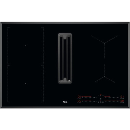 AEG CCE84543FB hobs Negro Integrado 78 cm Con placa de inducción 4 zona(s) Campana integrada