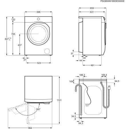 LAVADORA ELECTROLUX EW6F4123EB