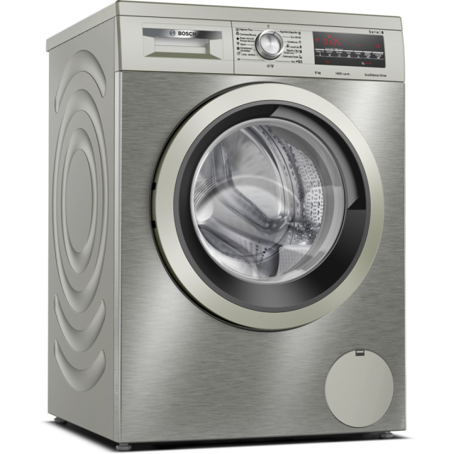 LAVADORA BOSCH WUU28T8XES 8KG.1400RPM. INOX