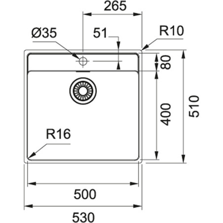 FREG.FRANKE MARIS MRX 210-50 TL