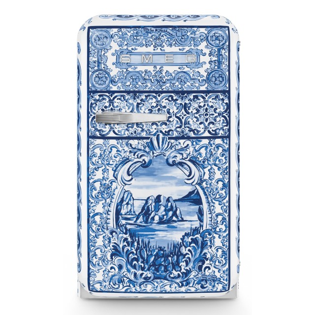 FRIGO SMEG FAB5RDGME6 72X40 D&G BLU MEDITERRANEO