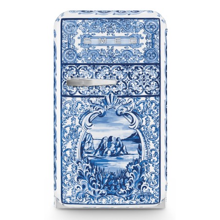 FRIGO SMEG FAB5RDGME6 72X40 D&G BLU MEDITERRANEO