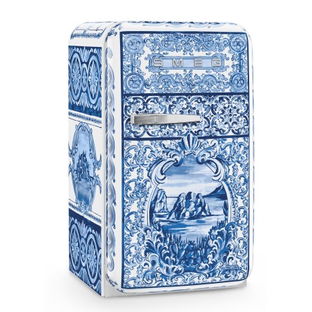 FRIGO SMEG FAB5RDGME6 72X40 D&G BLU MEDITERRANEO