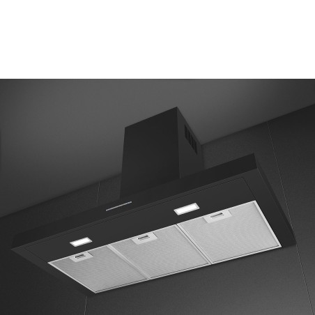CAMPANA SMEG KBT900NE 90CMES.NEGRA