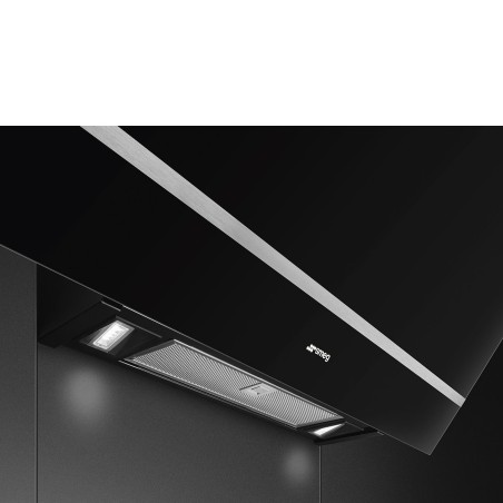 CAMPANA SMEG KV28N 90CMS.NEGRA