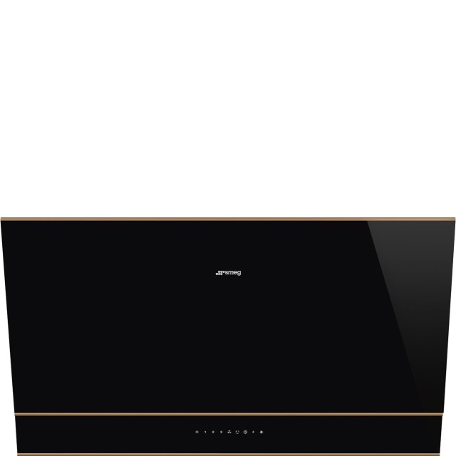 CAMPANA SMEG KV694R 90CMS.NEGRA