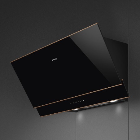 CAMPANA SMEG KV694R 90CMS.NEGRA