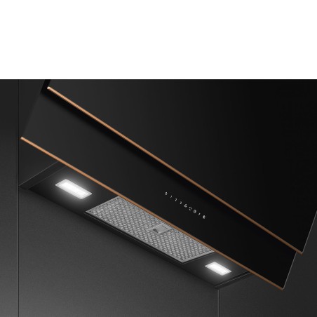 CAMPANA SMEG KV694R 90CMS.NEGRA