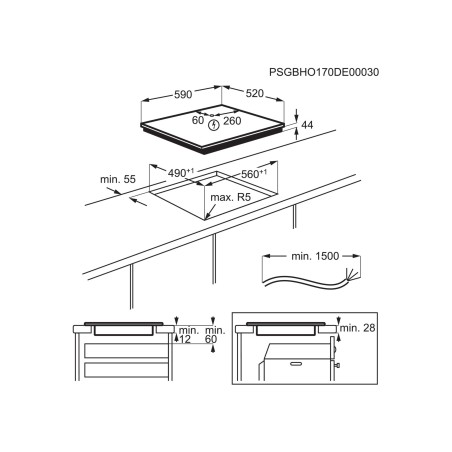 INDUCCION ELECTROLUX LIT6043 4Z