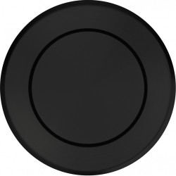 MANDO PUSH-KNOB ROUND NEGRO MATE 35mm