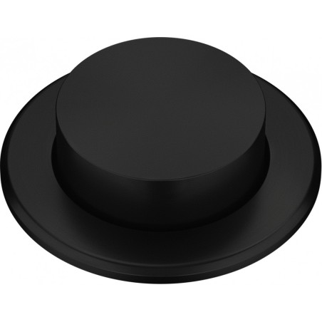 MANDO PUSH-KNOB ROUND NEGRO MATE 35mm