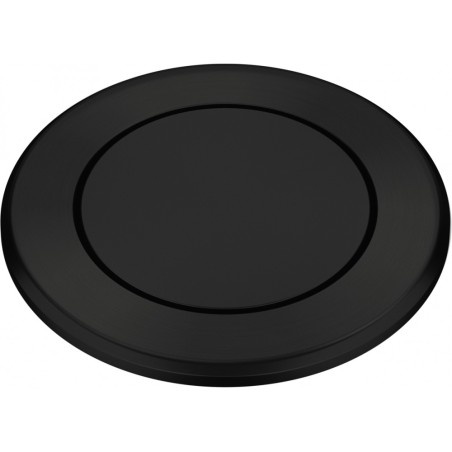 MANDO PUSH-KNOB ROUND NEGRO MATE 35mm